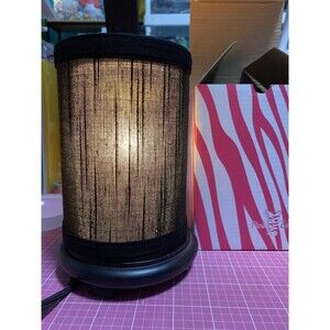 Pink Zebra BLACK LINEN Shade for Simmering Light Base - SHADE ONLY